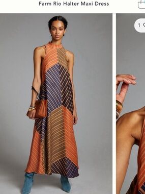 farm rio blue tile dream sleeveless maxi dress Blue Tile Dream Sleeveless Maxi Dress FARM Rio